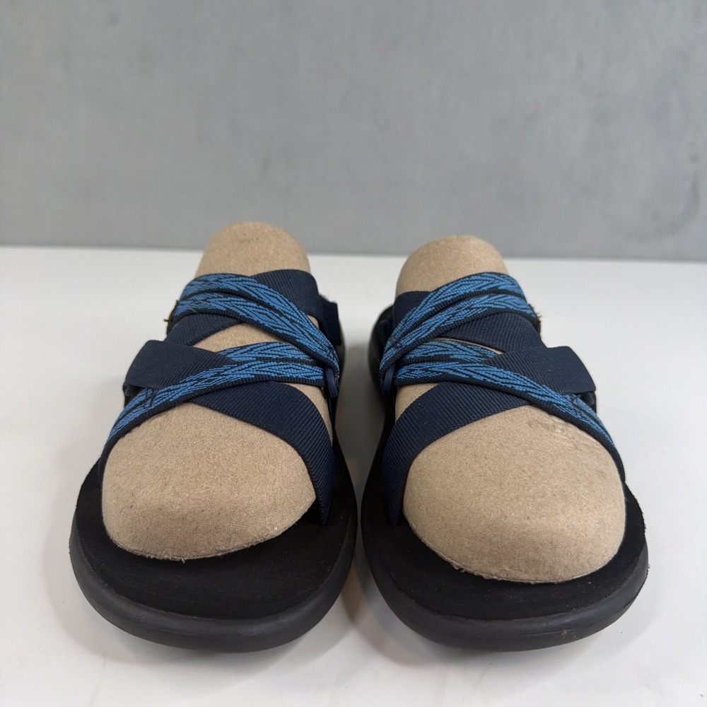 Teva Womens Size 9 Blue Strappy Slide Sandals Sport Outdoor Comfort Shoes - Picture 2 of 9